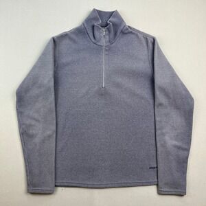 Vintage Patagonia Capilene Jacket Womens XS Gray Fleece 1/4 Zip Made in USA 90s
